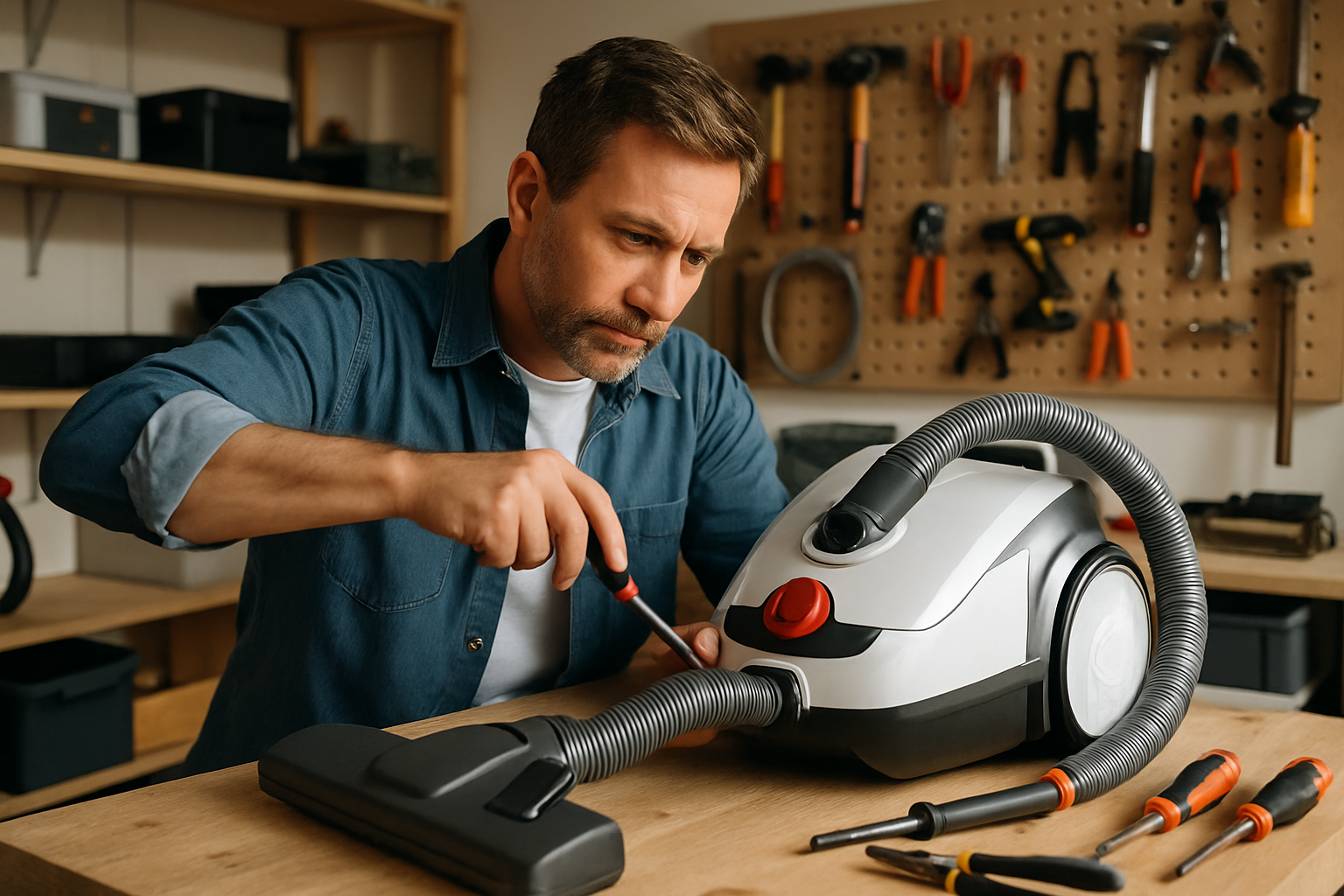 How to Build a Vacuum Cleaner Repair Shop at Home