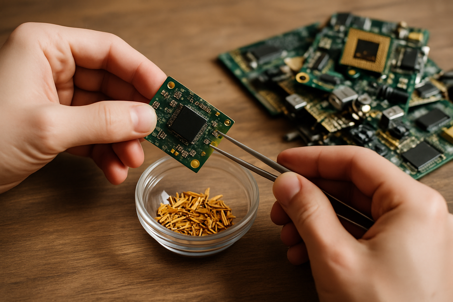 How to Get Gold Out of Electronics at Home: A Step-by-Step Guide