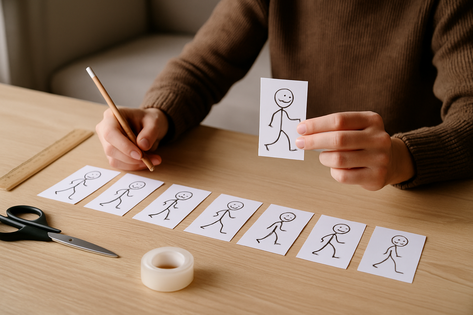 How to Make a Cartoon at Home Without Electronics