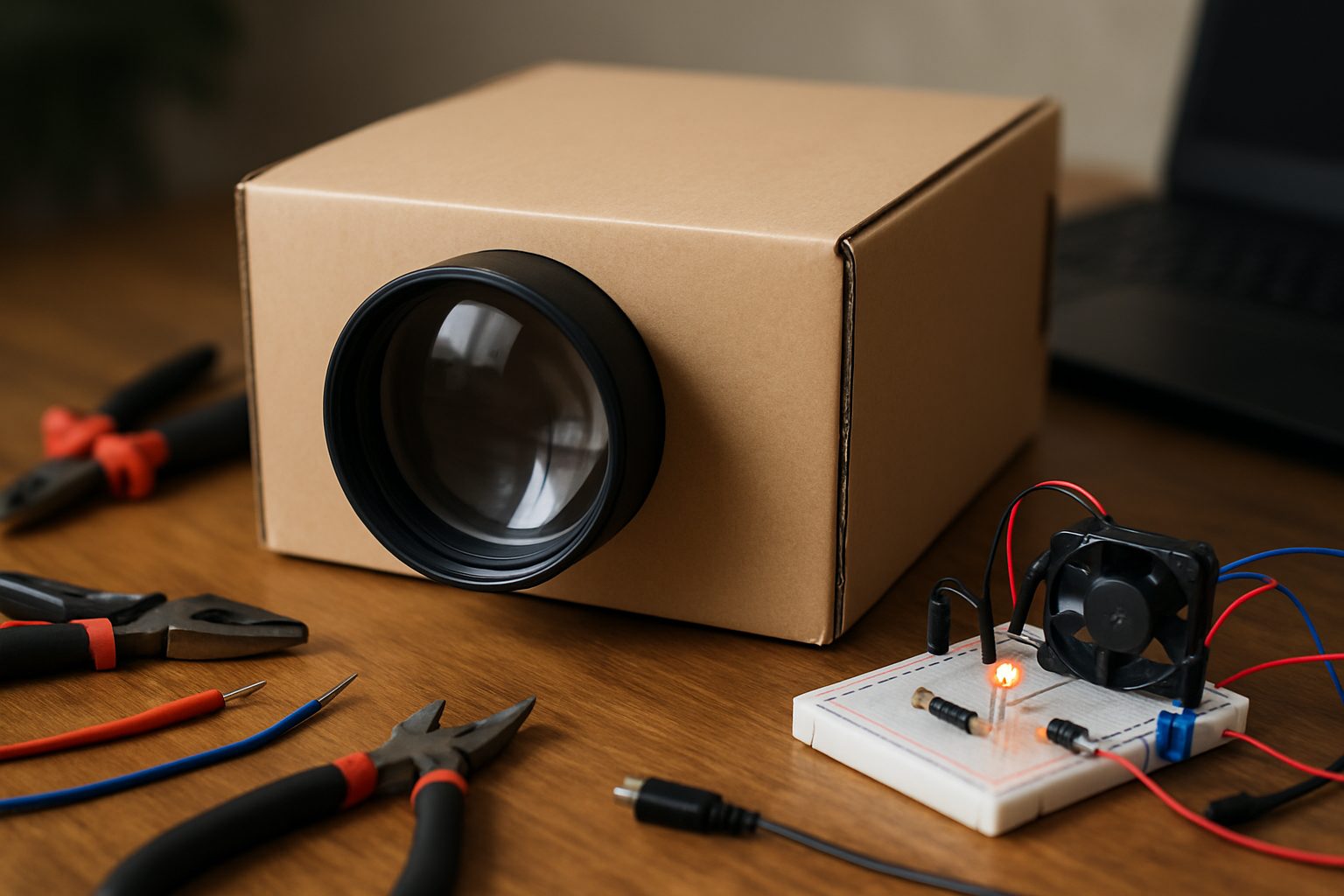 How to Make Electronic Projector at Home: Step-by-Step Guide