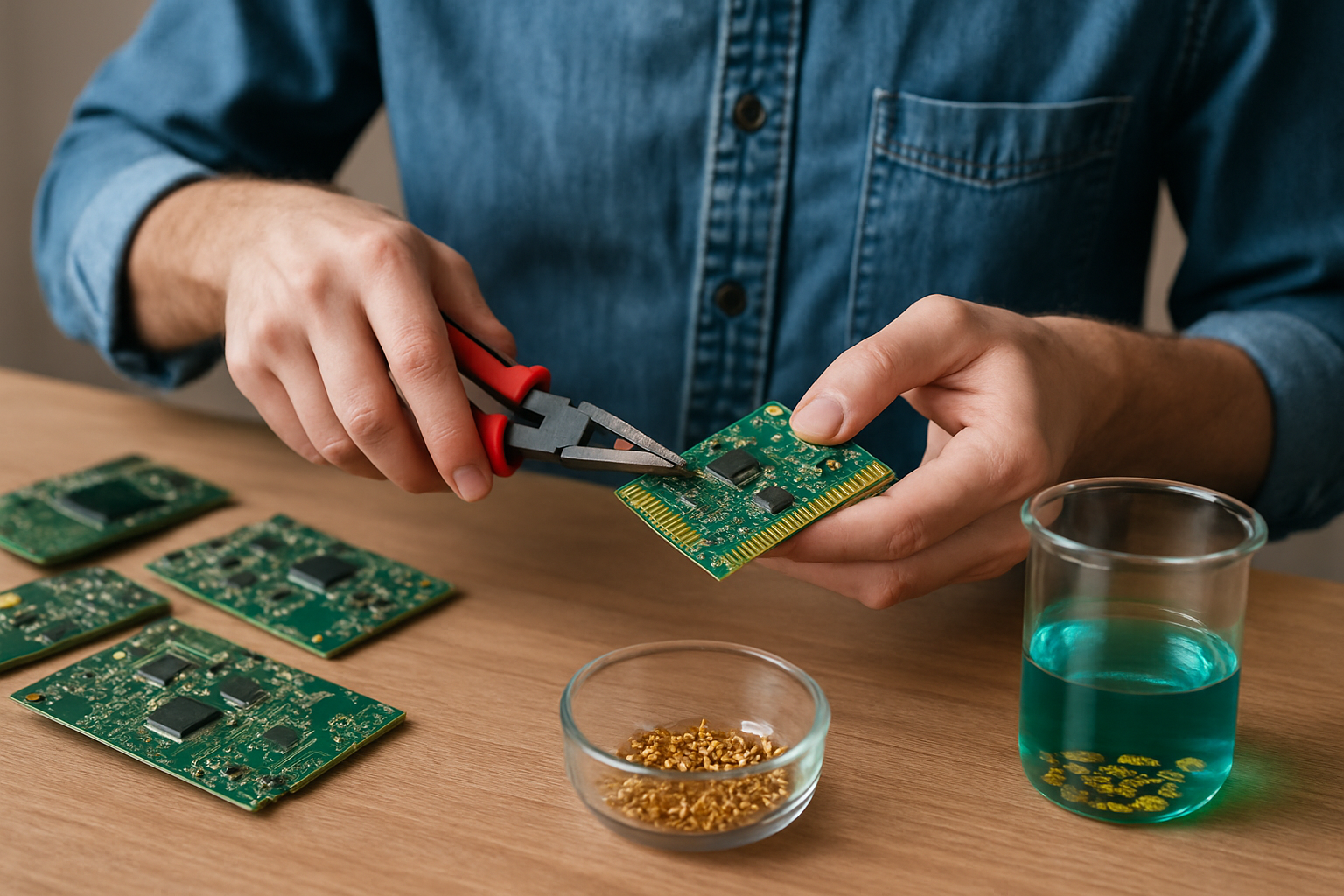 How to Remove Gold from Electronics at Home: Simple Steps