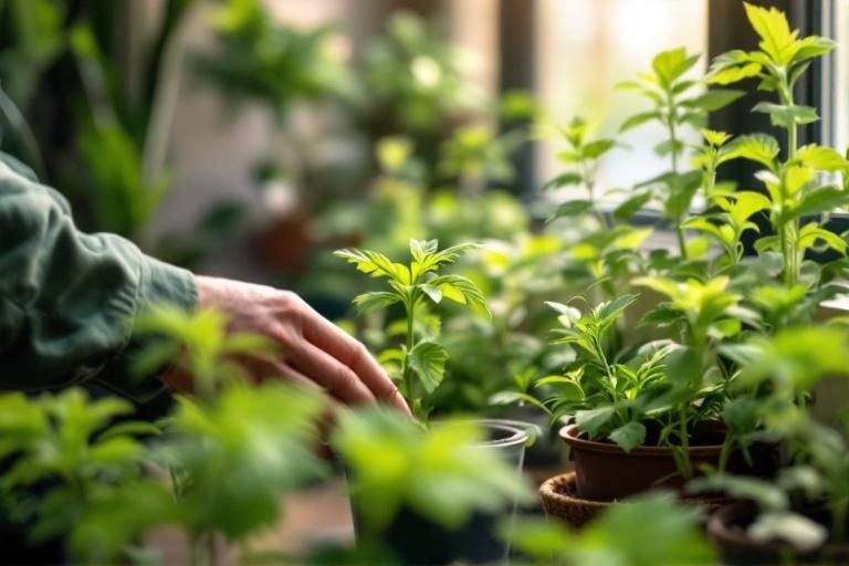 Beginner Guide to Indoor Herb Garden: Grow Fresh Herbs