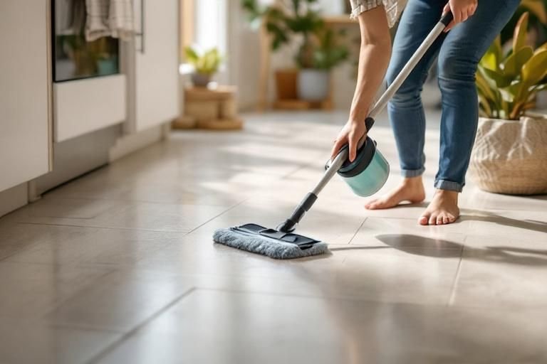 How to Clean Kitchen Floor Tiles at Home Effectively