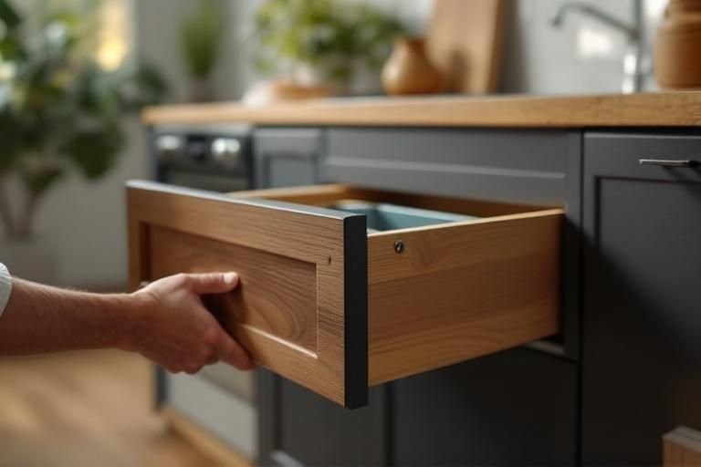 how to fix mobile home kitchen drawers