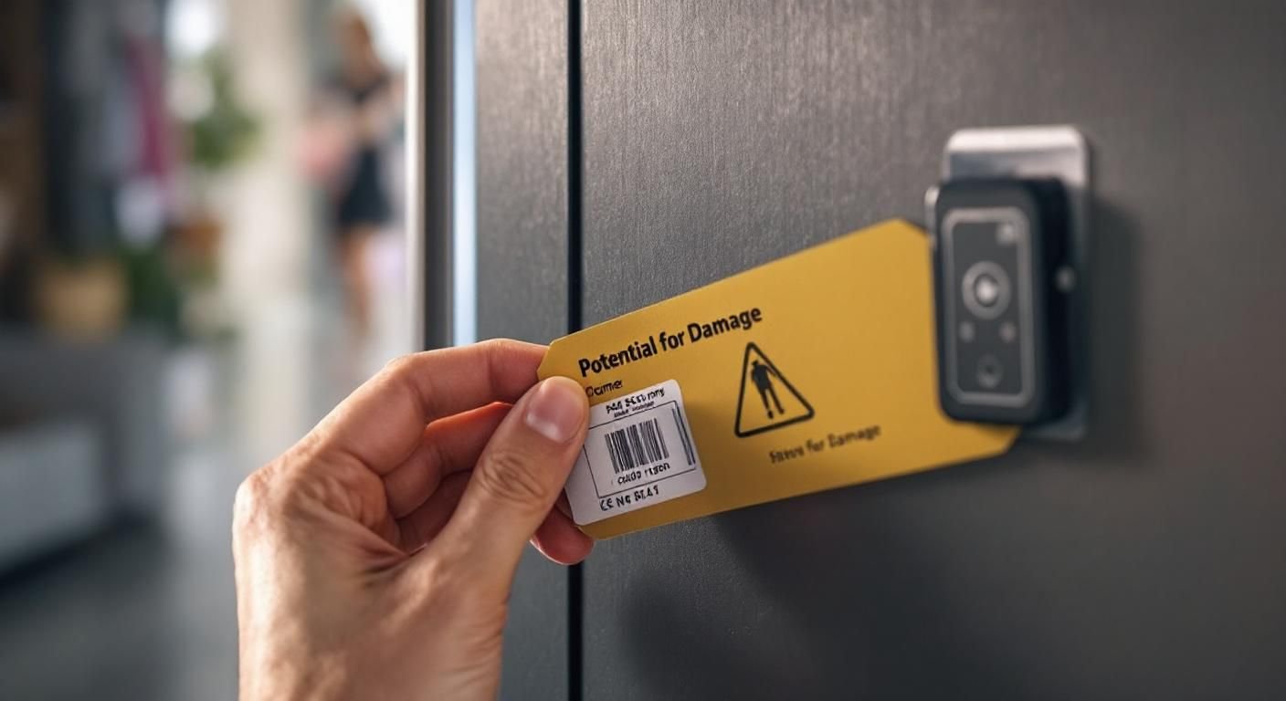 how to remove a store security tag at home