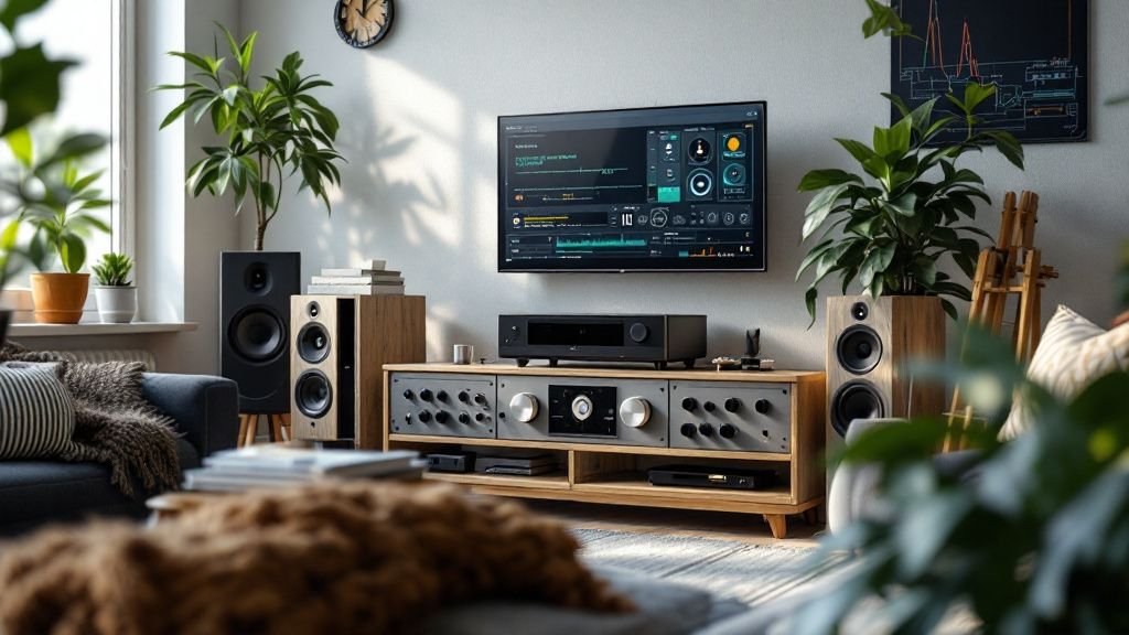 Wie lernt man die Elektronik von Heim-Soundsystemen?